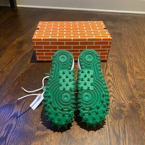 Off-White x Air Force 1 Mid SP Leather 'Pine Green' size 6